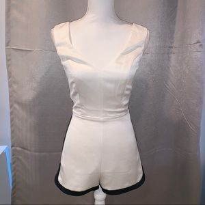 BEBE Black And White Romper Sz 2 BNWT